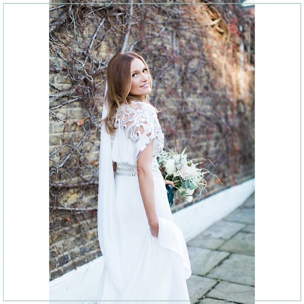 $6900 Temperley London Jean Crystal Embellished Art Deco Runway Bridal Gown - Picture 11 of 16